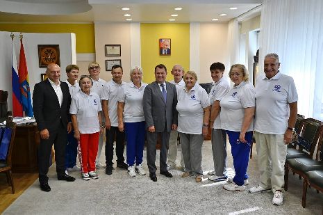 Тамбовскую область посетила команда ветеранов Российского Союза спортсменов