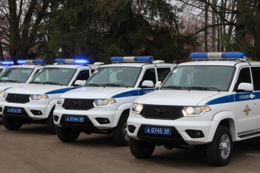 Автопарк тамбовской полиции пополнился 20 новыми автомобилями