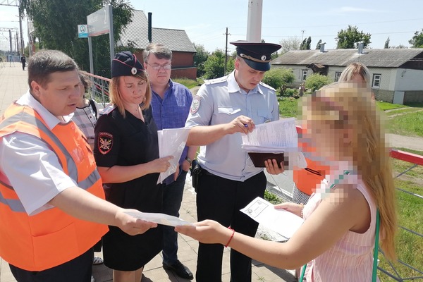 В Тамбовской области прошла акция "Железнодорожный патруль" 