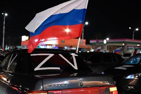 В Тамбове более 500 автомобилей приняли участие во флешмобе в поддержку российской армии