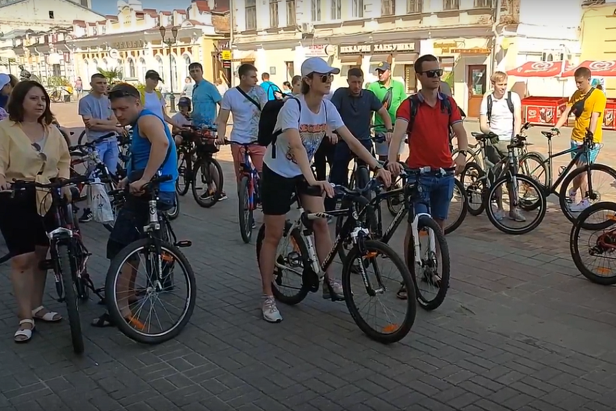 В Тамбове провели первый в регионе исторический велофестиваль