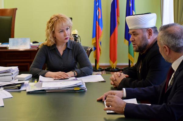 Глава города Тамбова встретилась с представителями местной организации мусульман