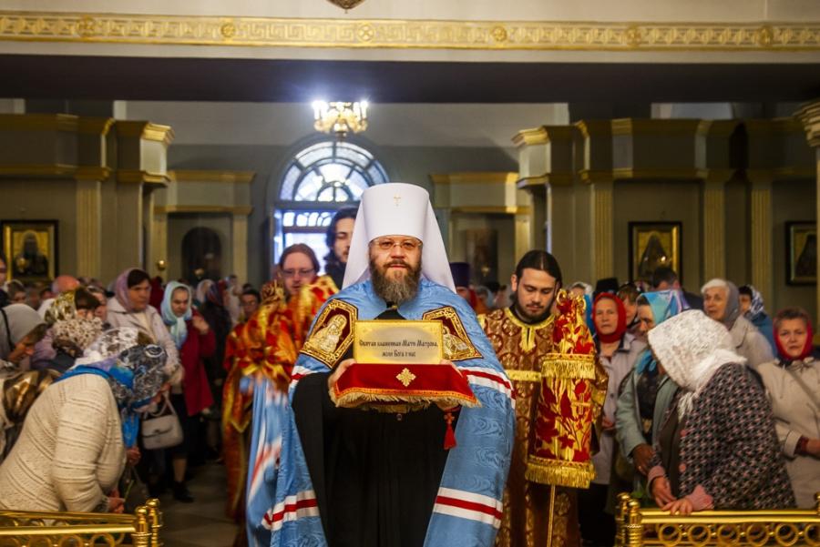 В Тамбов прибыли мощи святой Матроны Московской
