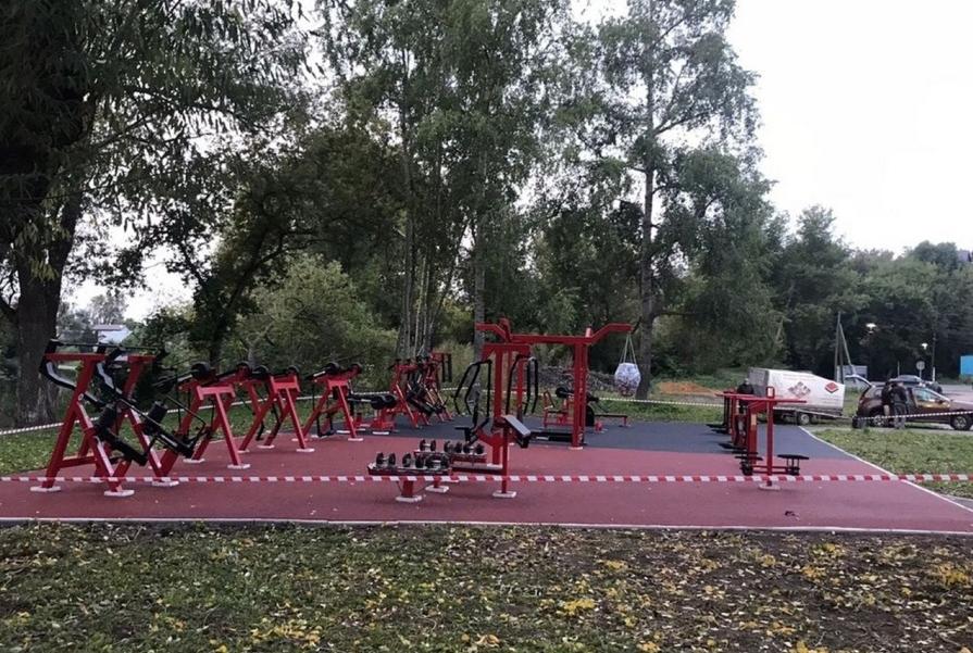Вандалы повредили специальное покрытие Народного фитнес-парка в Мичуринске