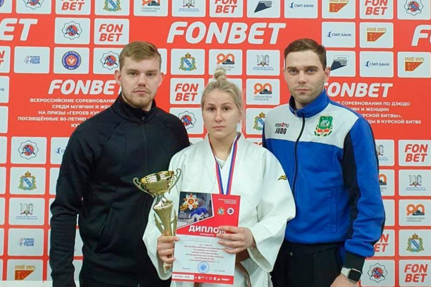 Тамбовчанка завоевала "золото" на Всероссийских соревнованиях по дзюдо