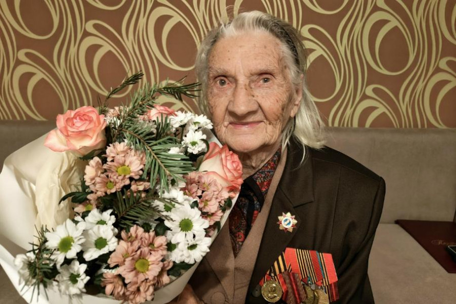 Ветерану Великой Отечественной войны Людмиле Лаврушиной сегодня исполнилось 97 лет