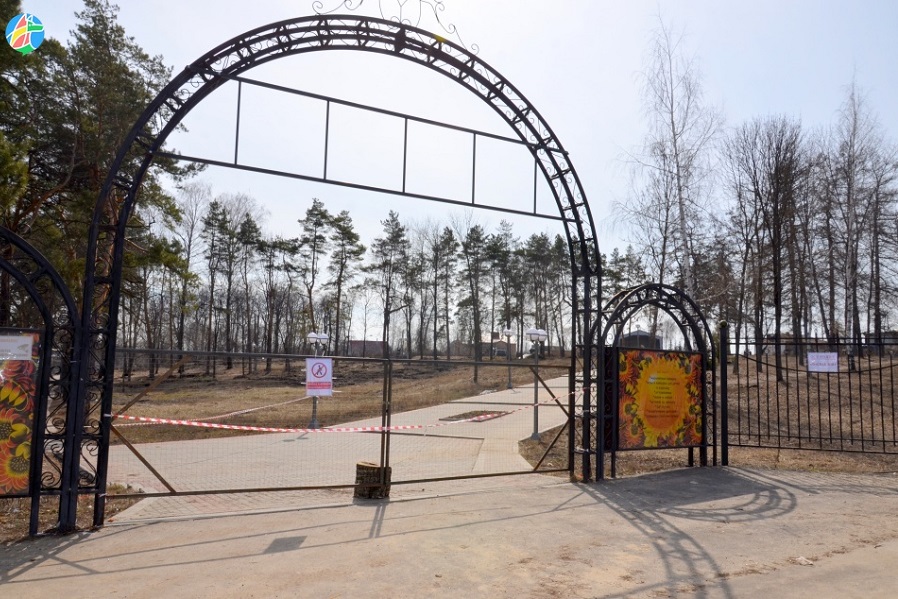 Городской сад в Рассказово закрыли на реконструкцию 