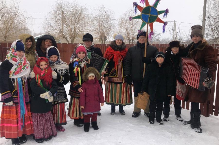 В Рассказовском районе прошёл детский фестиваль "Зимние святки"