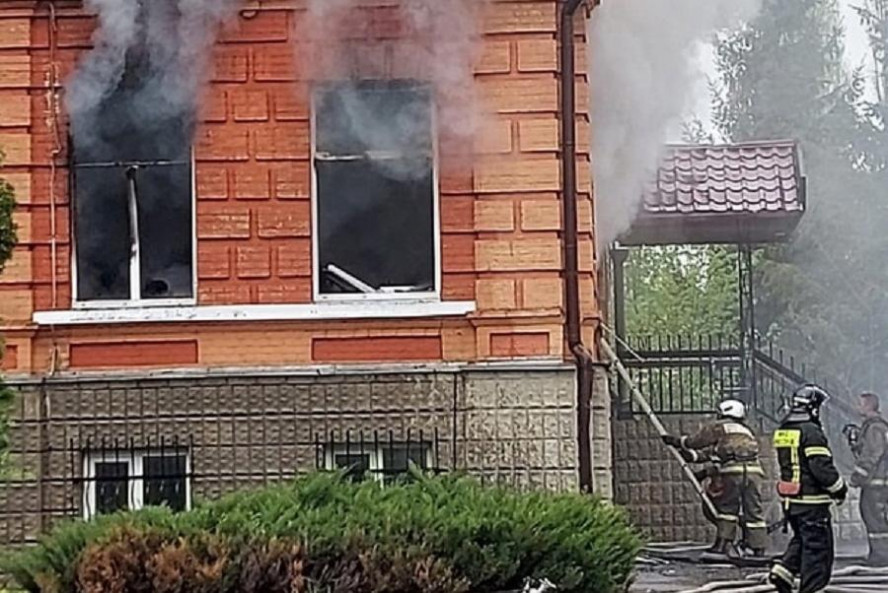 В Мичуринске произошел пожар в здании аграрного университета