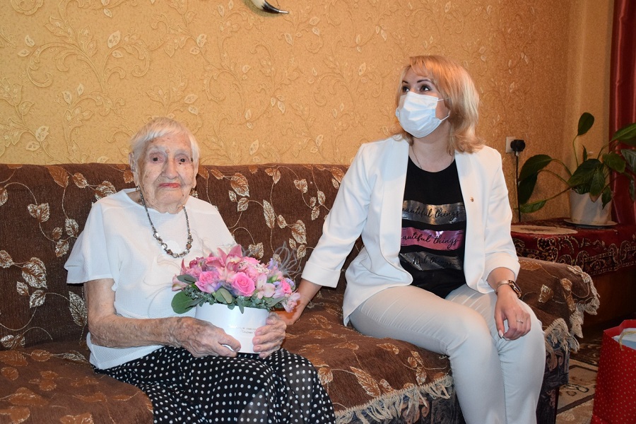 Ветеран Великой Отечественной войны Анна Котельникова сегодня отмечает 101-летие