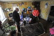 Семья Георгия и Елены Горденковых. Семеро детей вынуждены были покинуть дом