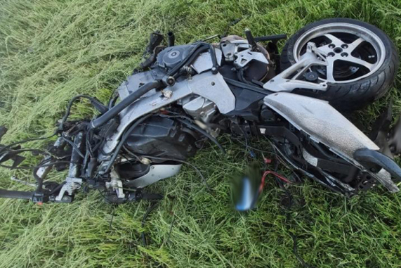 На автотрассе в Тамбовской области разбился мотоциклист