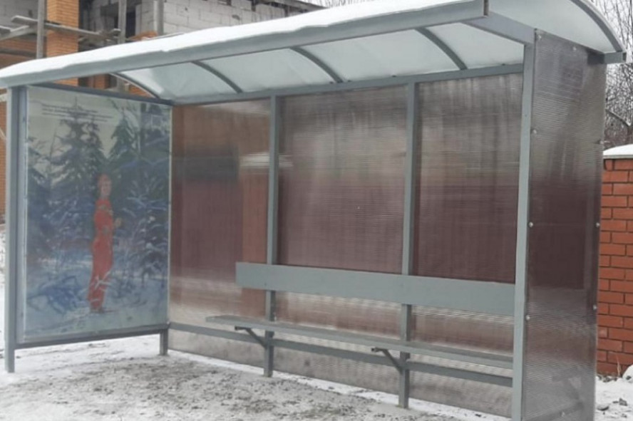 В селе Бокино появились три новые автобусные остановки