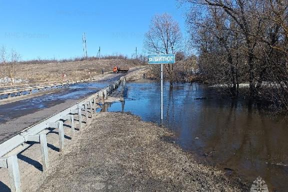 На реке Ворона в Тамбовской области уровень воды повысился на 45 см