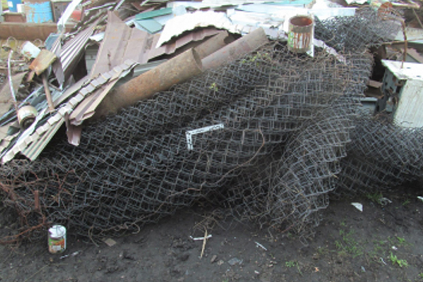 В Мичуринском районе с дачного участка украли почти тонну металла