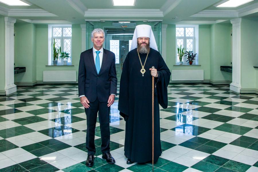 Посол Великого Герцогства Люксембург посетил Казанский мужской монастырь