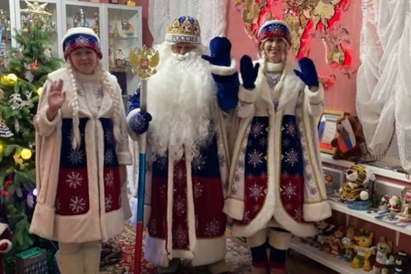 Спортивный Дед Мороз поздравил тамбовчан с наступающим Новым 2022 годом