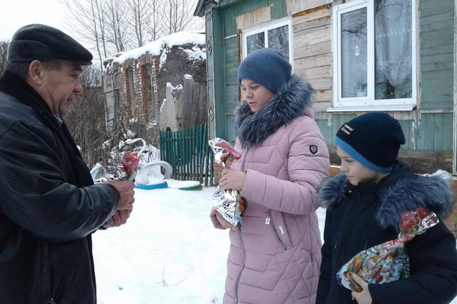 В Моршанском районе волонтёры активно работали все новогодние праздники