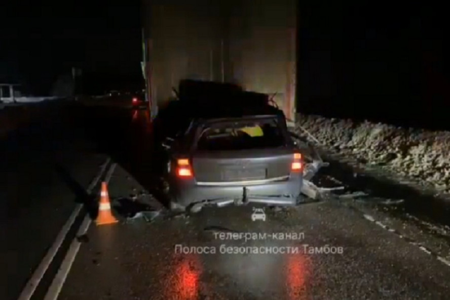 На трассе в Тамбовской области произошло смертельное ДТП