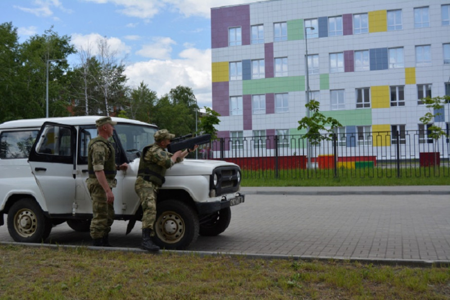 В Котовске сотрудники спецслужб провели совместные учения по обнаружению беспилотника
