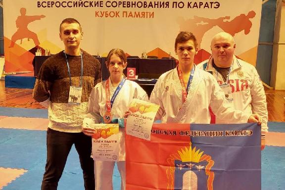 Тамбовские каратисты привезли две медали со Всероссийских соревнований "Кубок памяти"