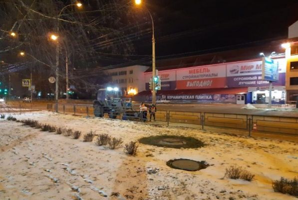 За первую неделю января из Тамбова вывезли более трех тысяч кубометров снега