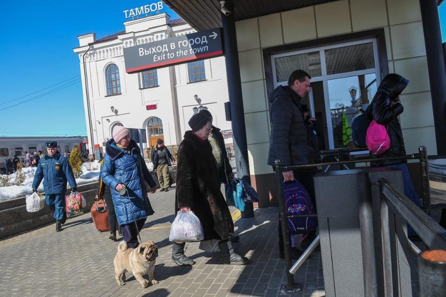 В Тамбовскую область прибыли 500 беженцев из Донбасса