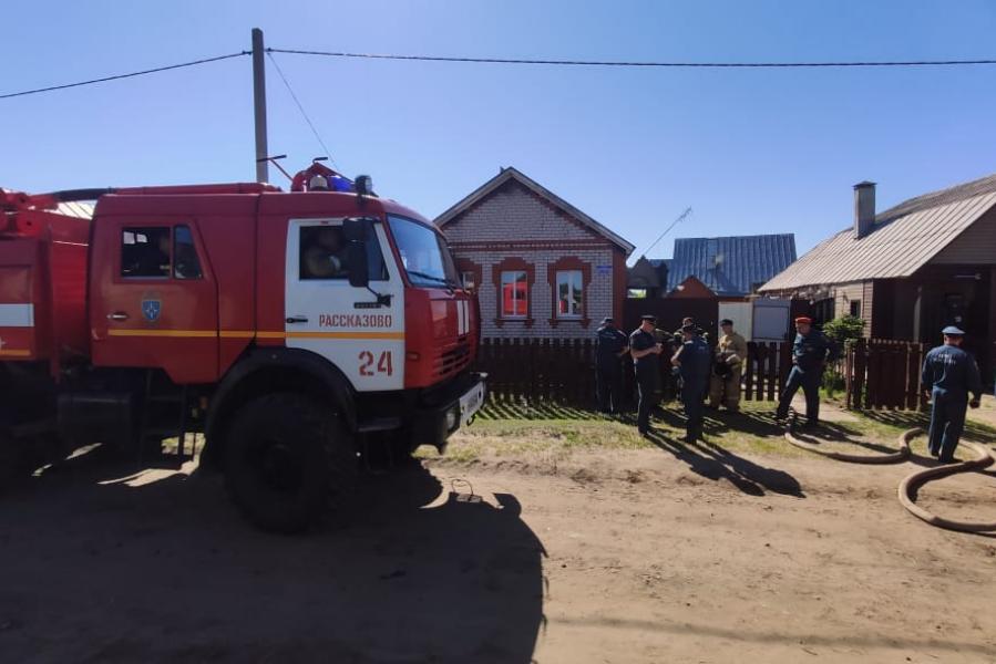 Пять человек погибли за неделю при пожарах в Тамбовской области