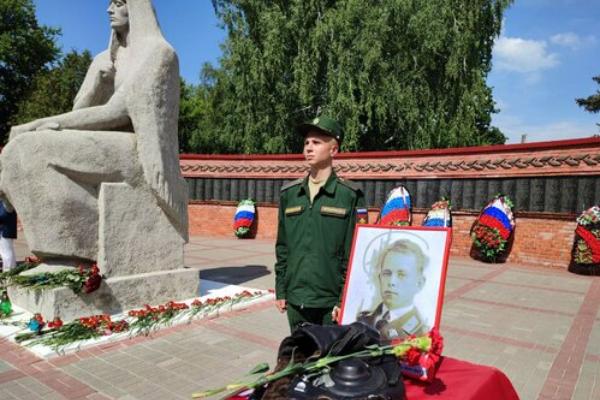 На Воздвиженском кладбище перезахоронили останки бойца Красной армии