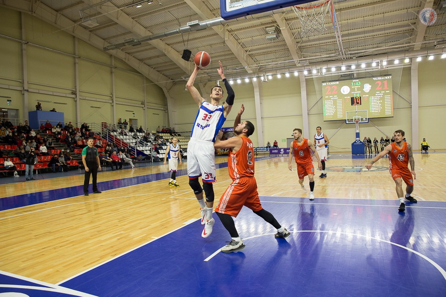 Баскетболисты "Тамбова" выиграли четвёртый матч подряд 