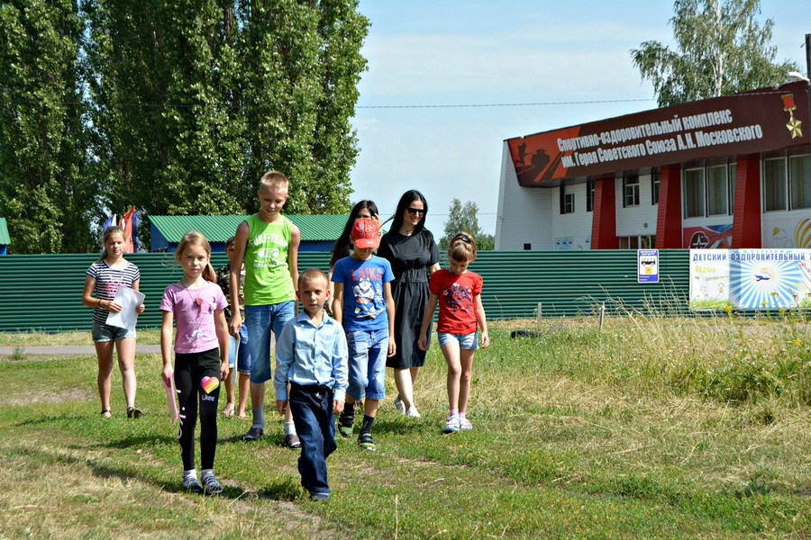 В детском лагере "Сокол" Рассказовского района стартовала первая тематическая смена