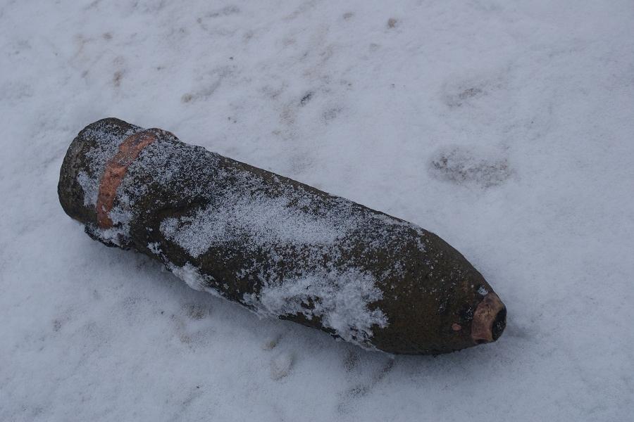 В Тамбовской области нашли артиллерийский снаряд