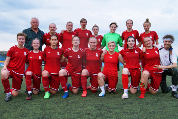 Женская команда "Академии футбола" досрочно выиграла первый этап чемпионата