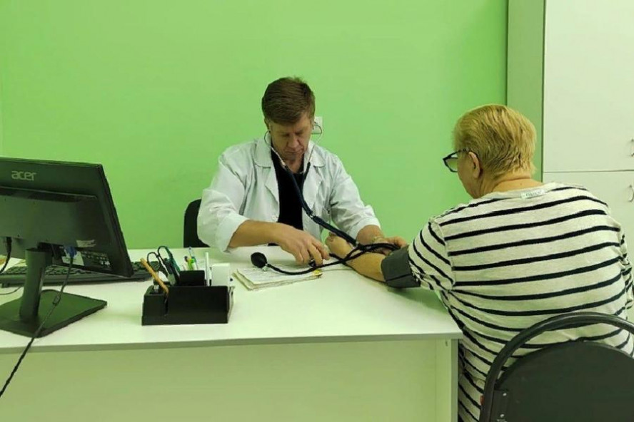 В Моршанской ЦРБ завершили капитальный ремонт офиса врача общей практики