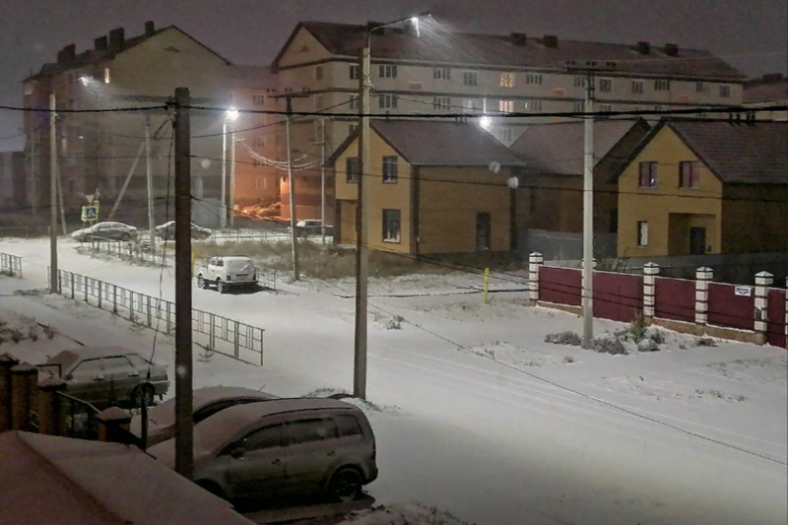 Репортаж из соцсетей: первый снег в Тамбове