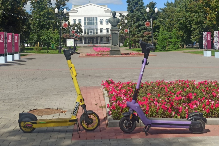 В Тамбовской области к 2031 году создадут условия для передвижения на электросамокатах 