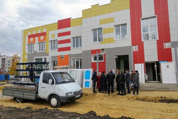 Возведение детского сада в посёлке Строитель идёт с отставанием от графика