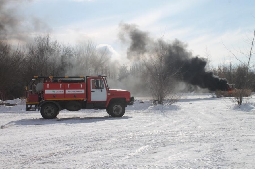 В Первомайском районе прошли масштабные учения по ликвидации лесных пожаров