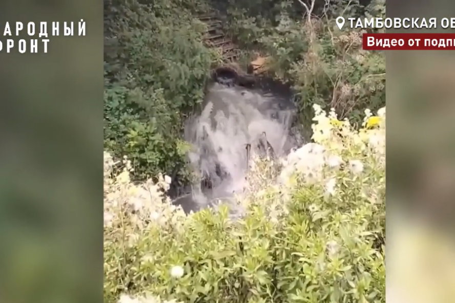Тамбовчане бьют тревогу из-за непрекращающегося сброса нечистот в Студенец и Цну