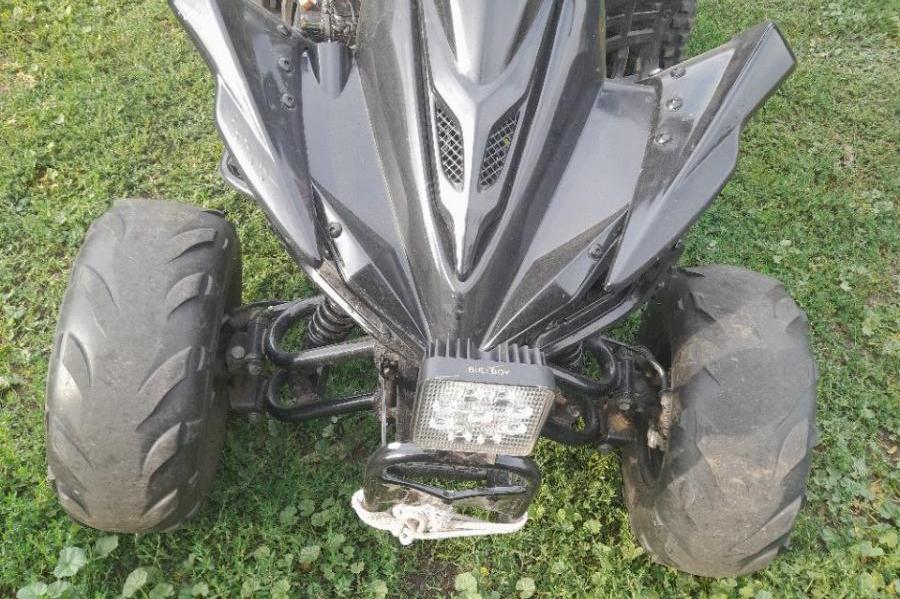 В Ржаксинском районе у двухлетнего мальчика нога попала в цепной механизм квадроцикла