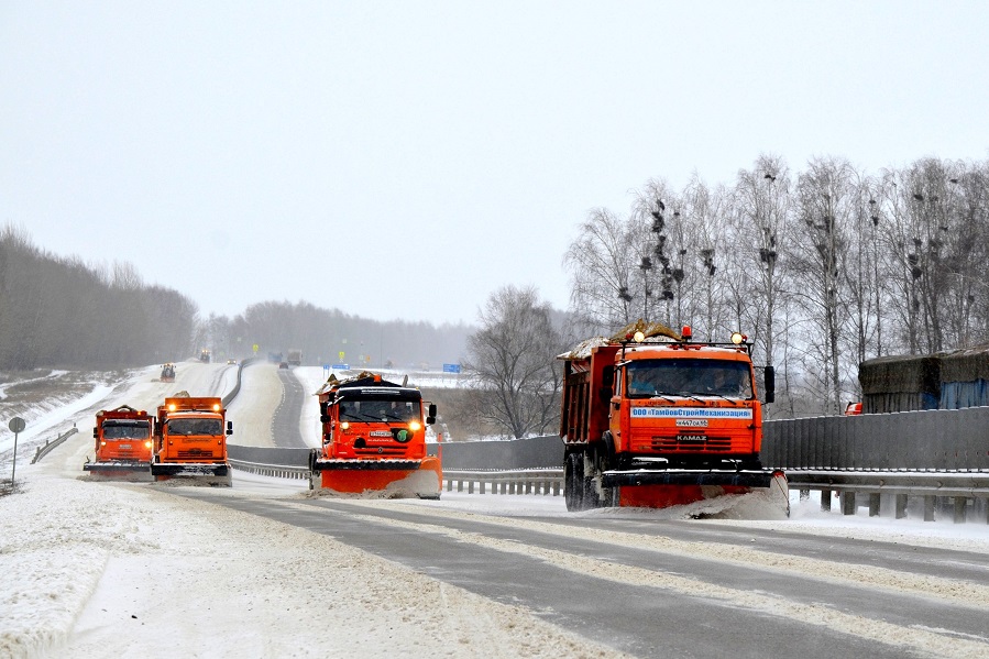 В Тамбовской области федеральные дорожники готовятся к борьбе со снегопадом