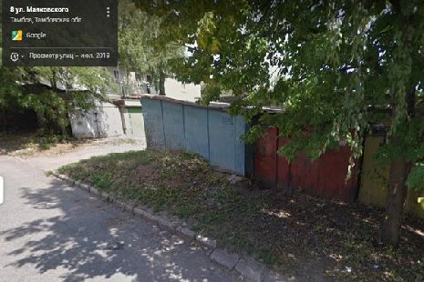 В Тамбове разыскивают собственника гаража, расположенного на улице Маяковского