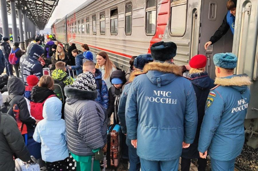 В Тамбовскую область прибыли 150 белгородских детей