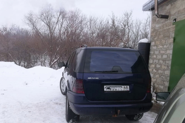 Тамбовские приставы арестовали автомобиль "Mercedes" за долги по алиментам