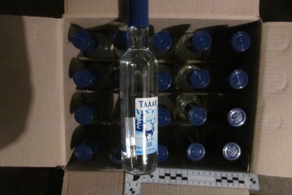 В Мичуринском районе в гараже обнаружено 500 бутылок контрафактного алкоголя