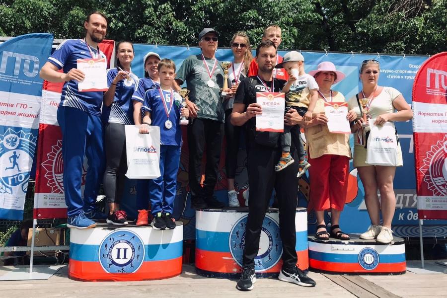 В Тамбовской области определили победителей семейного фестиваля ГТО