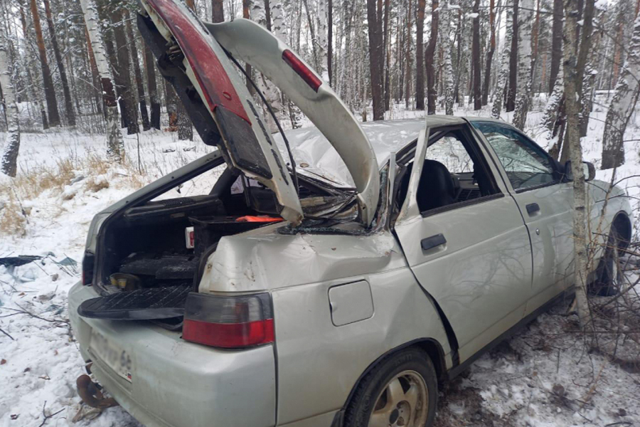В Моршанском районе автомобиль врезался в дерево