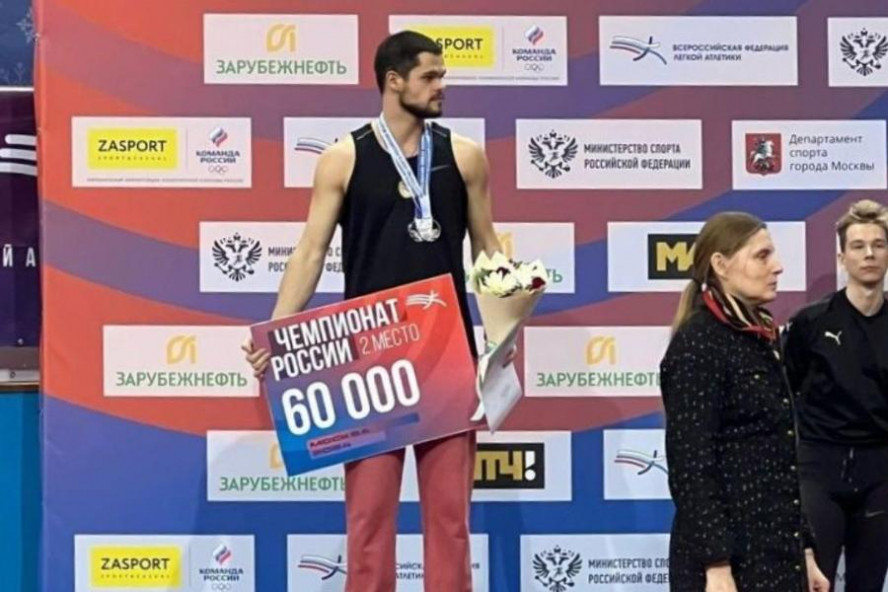 Тамбовчанин занял второе место на чемпионате России по лёгкой атлетике