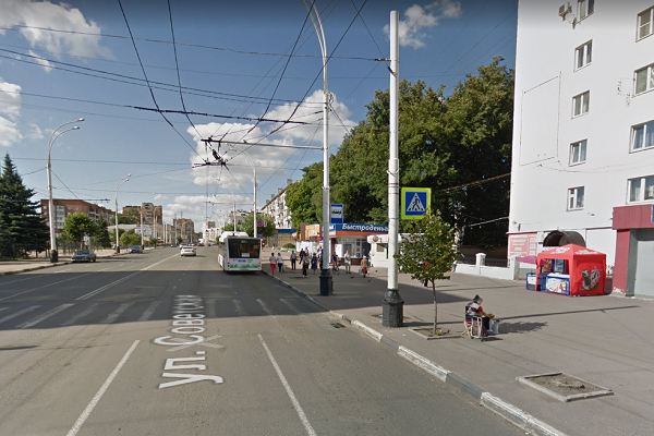 В районе автобусной остановки "Динамо" установят светофор 