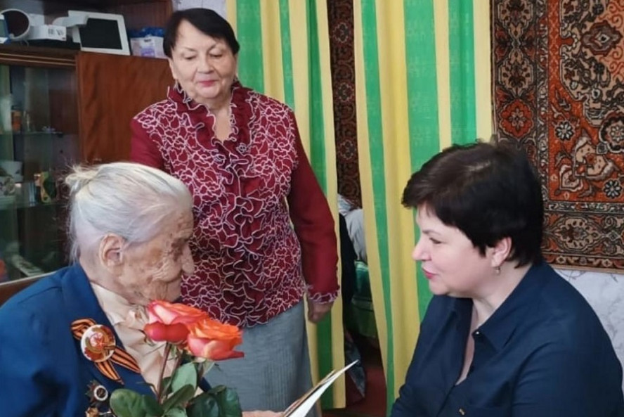 В Тамбове ветеран Великой Отечественной войны Мария Павлова отметила 100-летний юбилей